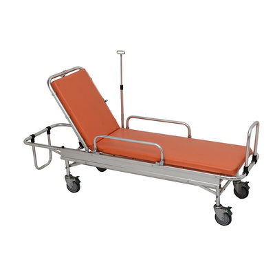 quality  Orange Automatic Loading Stretcher Wheel Stretcher Hospital Safety Standard factory