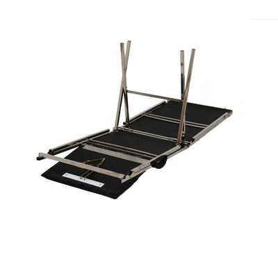 Folded Doctor Examination Bed Stainless Steel Medical Couch Bed