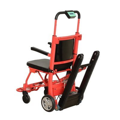 CE Aluminum Alloy Stretcher Electric Stair Climbing Wheelchair For Elderly Mobility