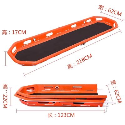 Detachable Split Basket Stretcher With Straps CE Safety Standard Compliant
