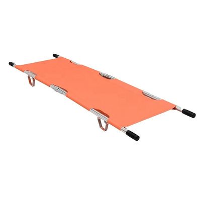 Oxford Cloth Collapsible Stretcher Ambulance Orange For Emergency Rescue