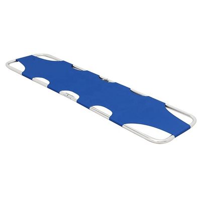 Blue Foldable Cloth Stretcher Class I Aluminum Folding Stretcher