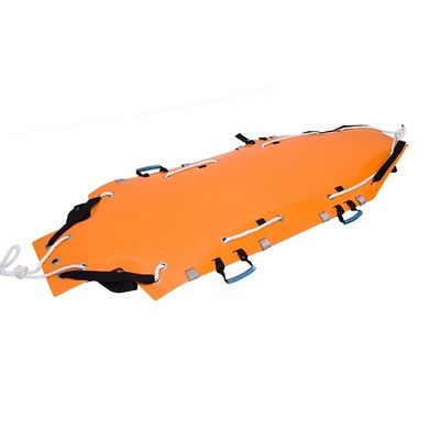 Multifunctional Folding Rescue Stretcher Orange Collapsible Ambulance Stretcher