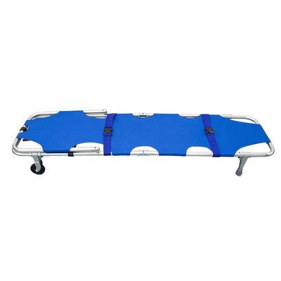Aluminum Alloy Lightweight Foldable Stretcher CE Standard Folding Medical Stretcher