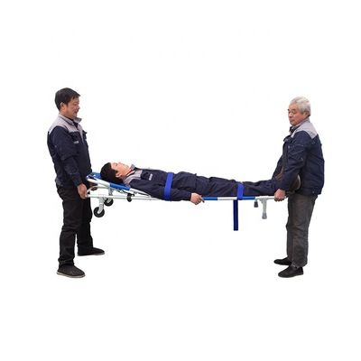 Aluminum Alloy Lightweight Foldable Stretcher CE Standard Folding Medical Stretcher