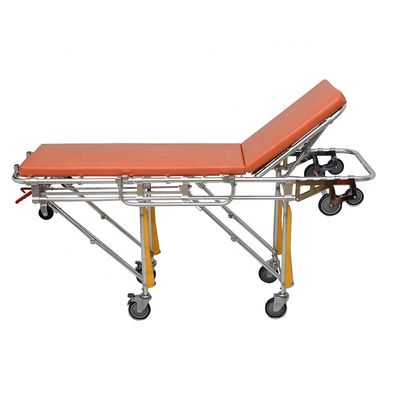 Hospital Stretcher Orange Ambulance Gurney Class I Ambulance Stretcher Trolley