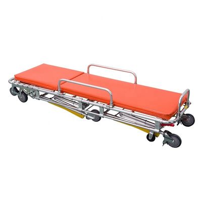 Mobile Ambulance Collapsible Stretcher Ems Gurney OEM Ambulance Trolley