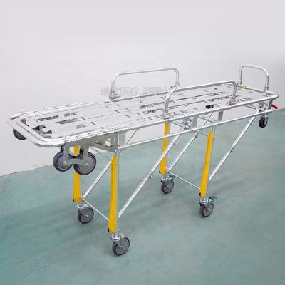 Mobile Ambulance Collapsible Stretcher Ems Gurney OEM Ambulance Trolley