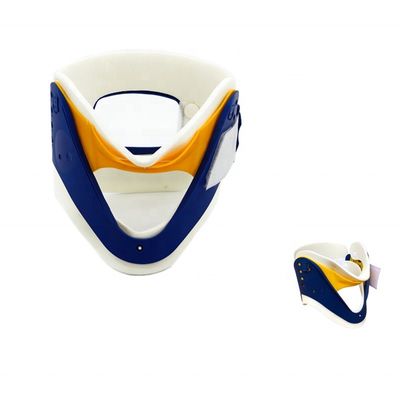 Medical Neck Collar Cervical Traction Device Blue Yellow CE Certificate