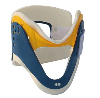 Medical Neck Collar Cervical Traction Device Blue Yellow CE Certificate