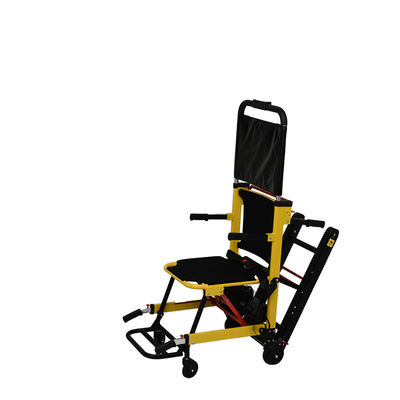 Hospital Black IV Battery Powered Stair Evacuation Chair with 350 lbs Weight Capacity