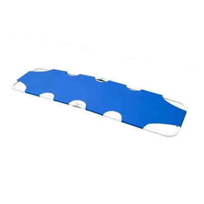 Manual Power Source Adjustable Aluminum Loading Ambulance Stretcher for Medical Equipment