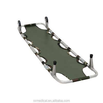 Camouflage Foldable Stretcher Bed CE Emergency Foldable Rescue Stretcher