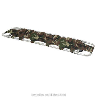 Camouflage Foldable Stretcher Bed CE Emergency Foldable Rescue Stretcher