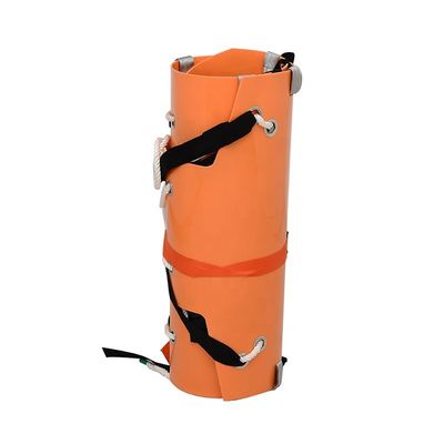 Manual Power Source Hot Orange Firefighting Sked Rescue Stretcher for Multifunctional