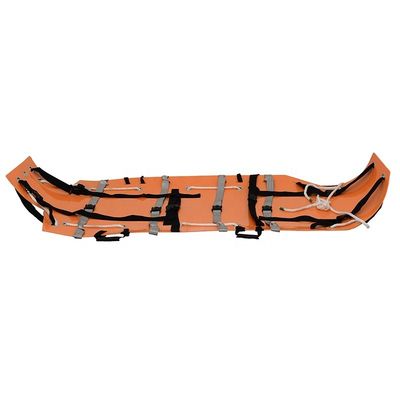 Manual Power Source Hot Orange Firefighting Sked Rescue Stretcher for Multifunctional