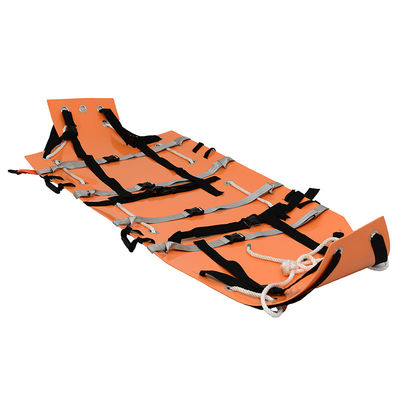 OEM Orange Composite Plastic Roll Up Emergency Rescue Stretcher for Fire Condition