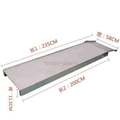 CE Approved Folding Ambulance Stretcher Gurney Platform for Emergency Transport