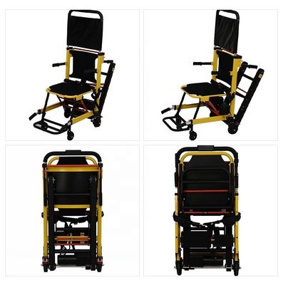 Medical Emergency Evacuation Stair Chair Stretcher Foldaway Stepping Wheelchair