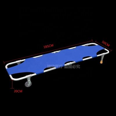 CE Aluminum Alloy First Aid Stretcher Medical Ambulance Folding Stretcher