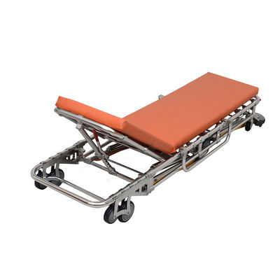 Custom Logo Aluminum Folding Stretcher Orange Hydraulic Stretcher
