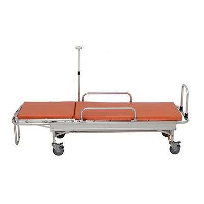 Orange Automatic Loading Stretcher Wheel Stretcher Hospital Safety Standard