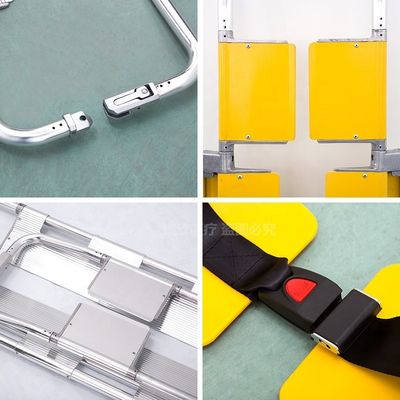 Aluminum Alloy Scoop Stretcher for Sending Fracture Wounded Under Medical Treatment