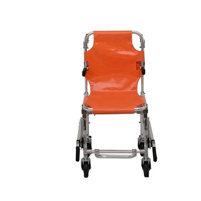 CE Emergency Evacuation Equipment Folding Stair Stretcher Orange