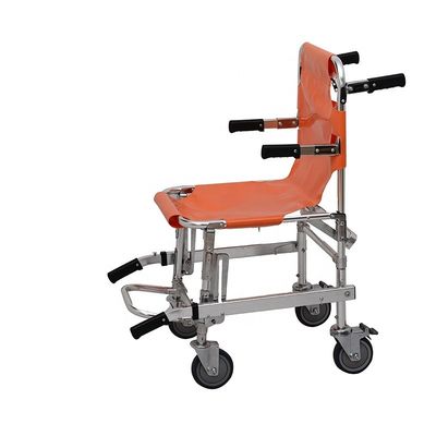 CE Emergency Evacuation Equipment Folding Stair Stretcher Orange