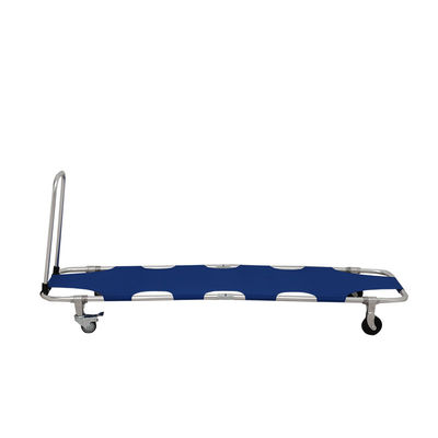 First-Aid Devices Logo Customized Logo 4 Wheels Folding Stretcher for Fire Fighting