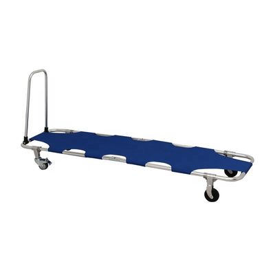 First-Aid Devices Logo Customized Logo 4 Wheels Folding Stretcher for Fire Fighting