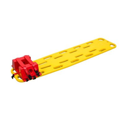 Red Universal Head Immobilizer NBR Spine Board Head Immobilizer