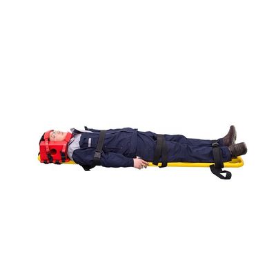Red Universal Head Immobilizer NBR Spine Board Head Immobilizer