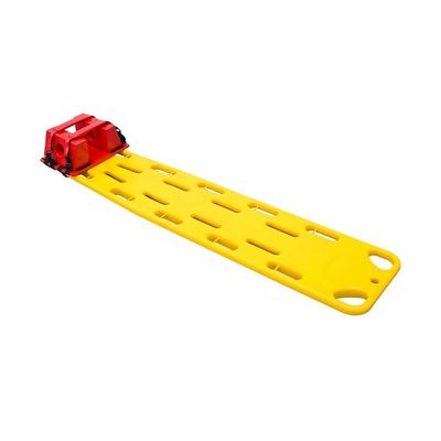 Red Universal Head Immobilizer NBR Spine Board Head Immobilizer